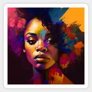 Abstract Portrait Sticker